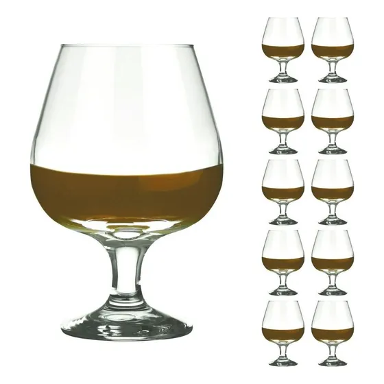 Jogo 10 Taças 330ml Conhaque Cerveja Drinks Windsor Nadir