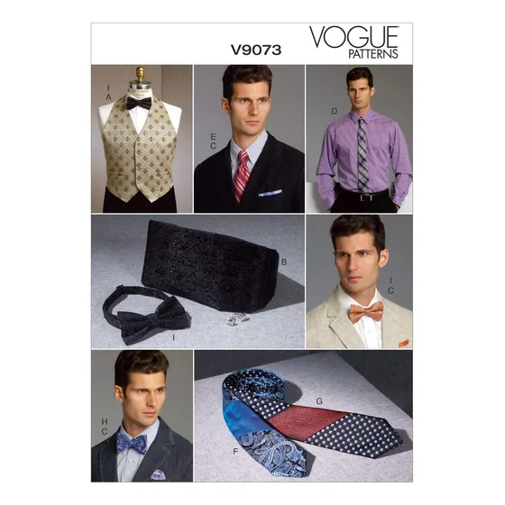 Mccall Pattern Company Vogue Patterns V9073 Chaleco Hombr