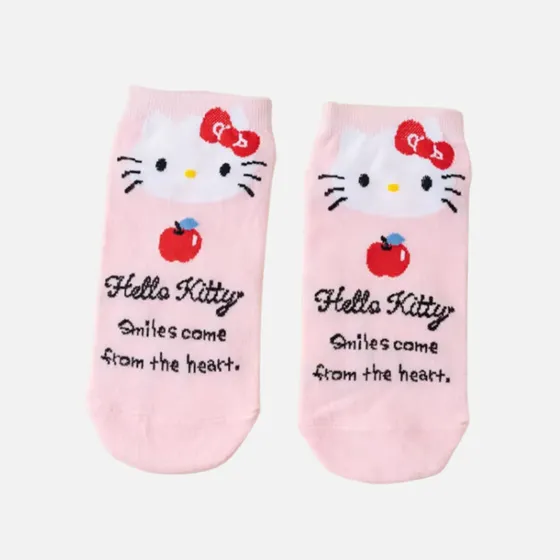 Variedad De Medias Cortas: Sanrio Para Niñas, Talla Única.