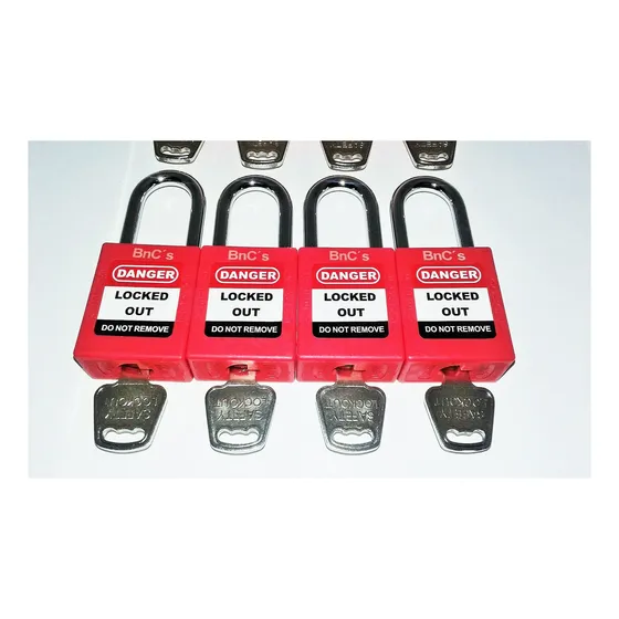 Bnc Candado Seguridad 1.496 In 20 Color Rojo