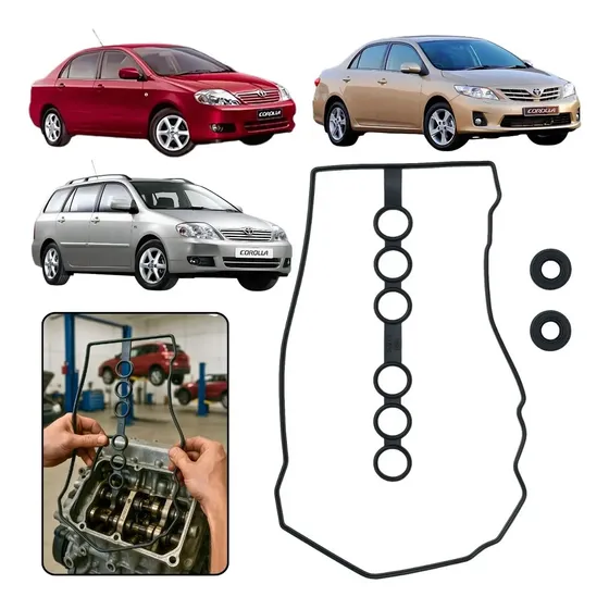 Junta Tampa Válvula Toyota Corolla 1.6 1.8 2002 A 2014 Sabó