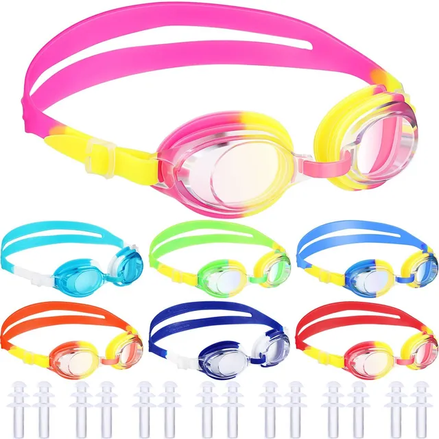 7 Lente Natacion Unisex Para Niño Agua Antifuga Antivaho