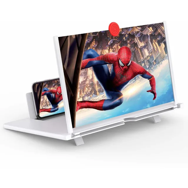 Lupa Pantalla 12 Proyetor 3d Hd Para Pelicula Video Todo