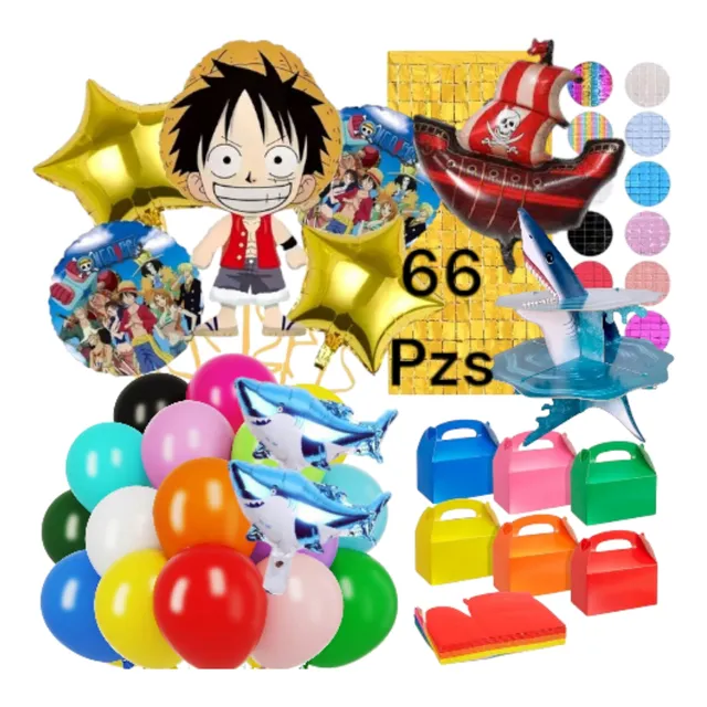 Globo One Piece Luffy Compatible Zoro Nami Sanji Barco Pirat
