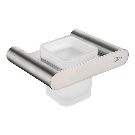 Porta Cepillo Quality Metal Satinado 10 Años Gtia Qm Supreme