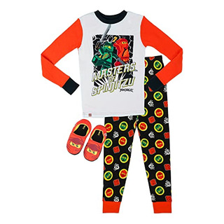 Pijama De Algodón Lego Ninjago Para Niños, 2 Piezas, Tamaño Pijama De Algodón Lego Ninjago Para Niños, 2 Piezas, Tamaño