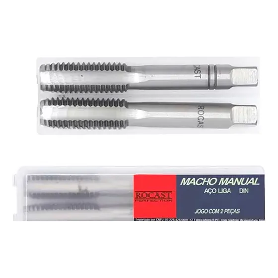 Jogo Macho Manual 5/8 X 18 Fpp Unf - Aço Liga Ws