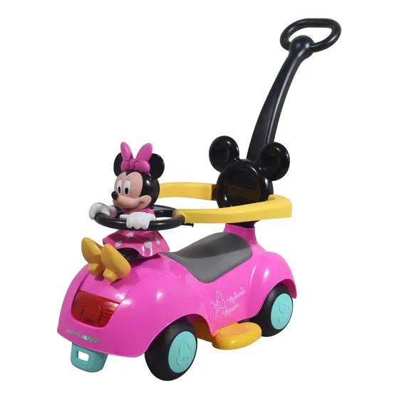 Correpasillos Con Manilla Disney Minnie Color Rosado