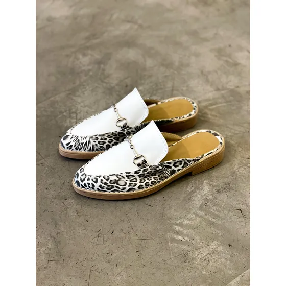 Zueco Animal Print Leopardo Slipper Unisex