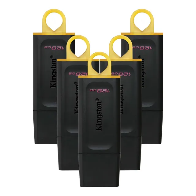 Kit 5 Memoria Usb 128gb Kingston Exodia Negro Dtx/128gb Traveler