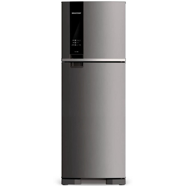Geladeira Frost Free Duplex 375 L Brm45jk Inox Brastemp 127v Geladeira Frost Free Duplex 375 L Brm45jk Inox Brastemp 127v