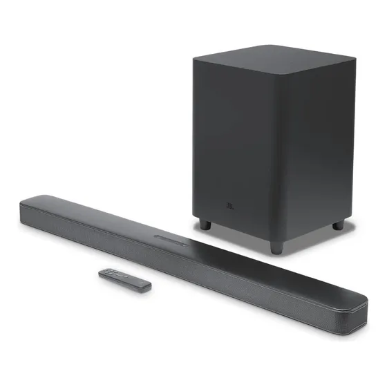 Barra De Sonido Y Subwoofer 5.1 Jbl Bar 5.1 Surround Color Negro