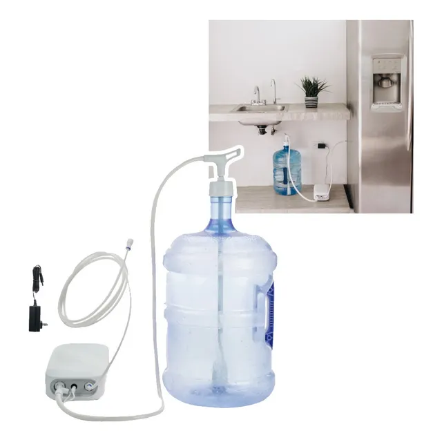 Bomba De Agua Embotellada Para Refrigerador Duplex Color Blanco