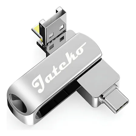 4 En 1 Memoria Flash Usb 128g Tipo C Android/iPhone/pendrive