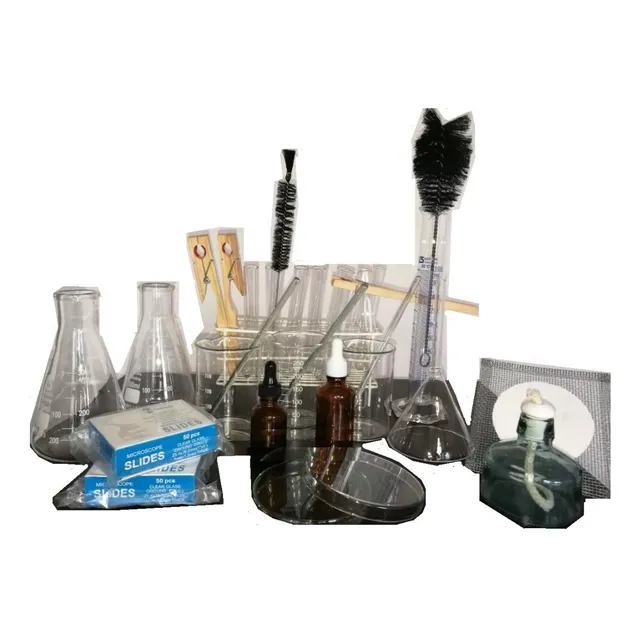 Kit Material Para Laboratorio Experimentos Quimica Colegios