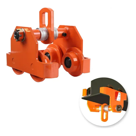 Trole De Carga Para Vigas 1 Ton/2200lb Ancho Ajustable