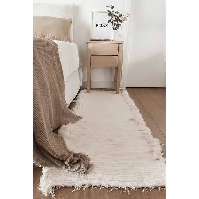 Juego De Alfombras Rusticas 100% Algodon 110x65 (2 Unidades)