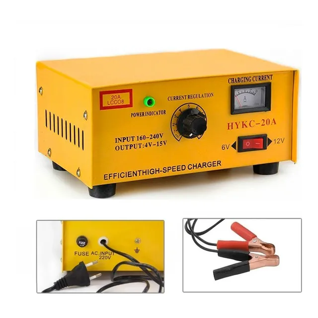 Cargador De Bateria Auto Moto Camioneta 20 A Electroimporta