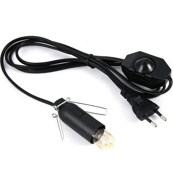 Cable + Lamparita De Repuesto - Lampara De Sal Del Himalaya