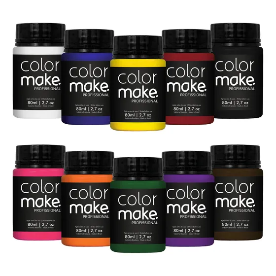 Tinta Facial Cremosa Profissional 80ml Maquiagem Colormake