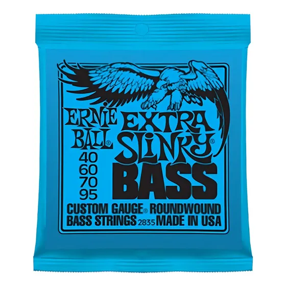 Encordado Par Bajo Ernie Ball Slinky 2835 Nickel Wound 40/95