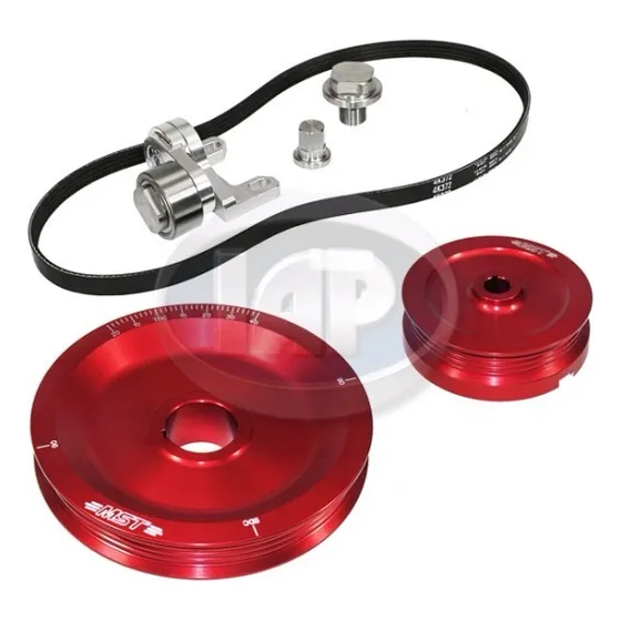 Kit Polea Mst Multicanal Sólido Rojo Vw Escarabajo