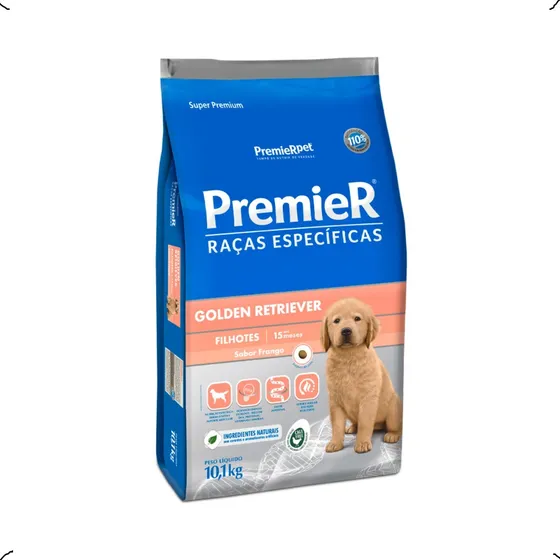 Ração Premier Raça Especifica Golden Retriever Filhote 10kg