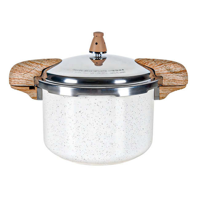 Panela De Pressão Brinox Vanilla 5,4l Indução Ceramic Life