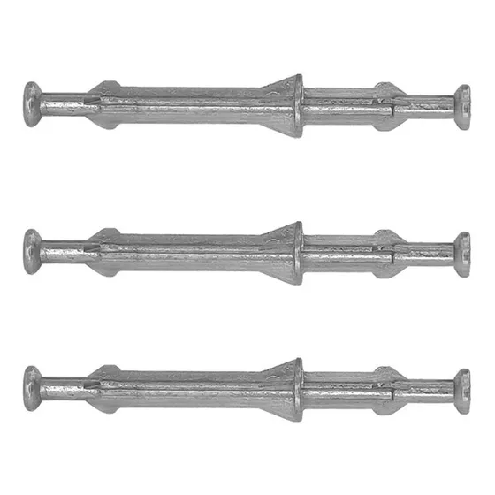 50 Pino Duplo Chapa 15mm Maggifix Minifix Girofix