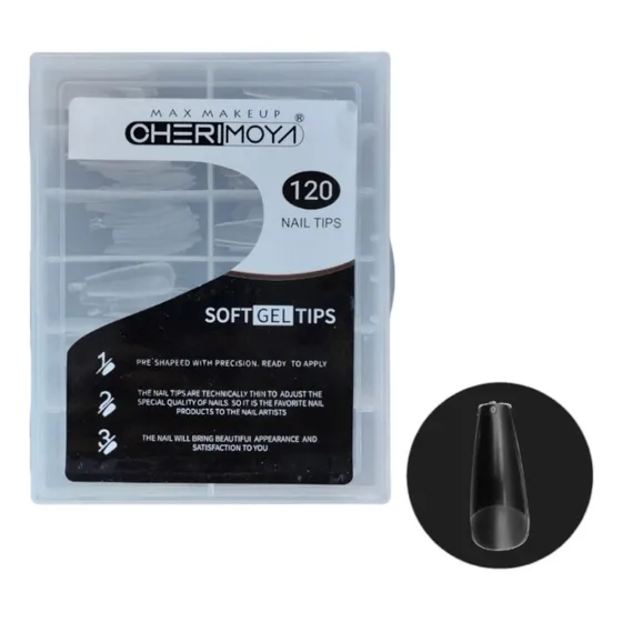 Uñas Tips Soft Gel 120pcs