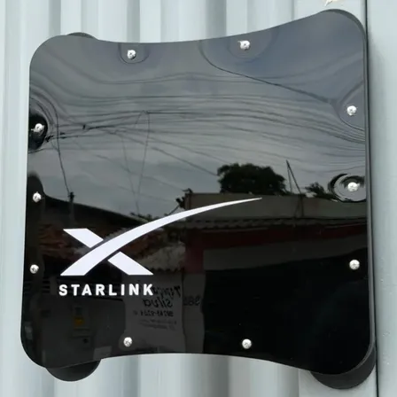 Case Suporte Starlink Mini 4 Ímãs 66 Mm Teto Carro Veicular Preto