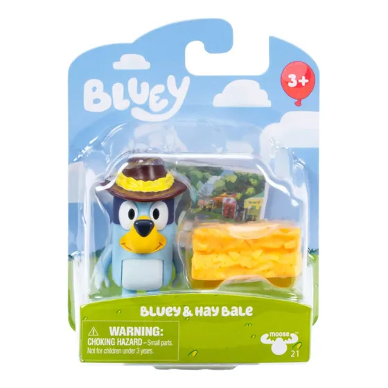 Pack Figura Bluey + Accesorio - Bluey & Hay Bale