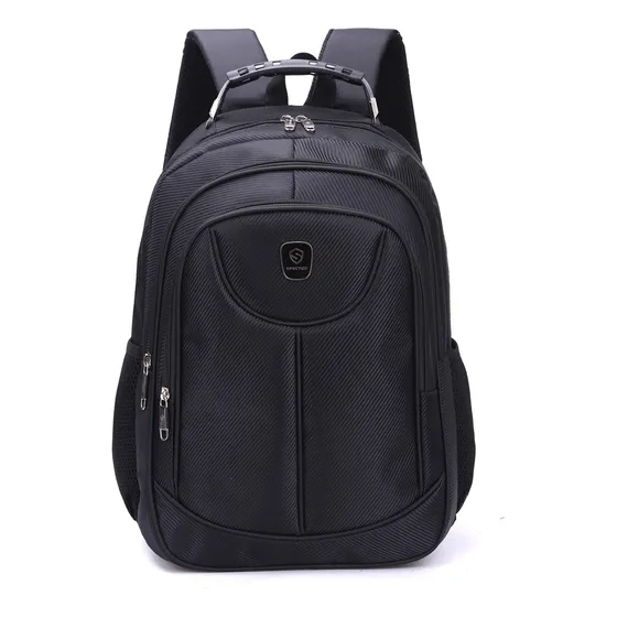 Mochila Gosuper Executiva Impermeável Notebook Masculina Cor Preto Desenho do tecido Lisa