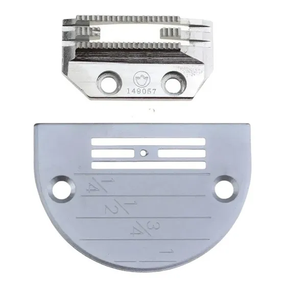 Planchuela+dientes Máquina Industrial Plana Ajuste Liviano