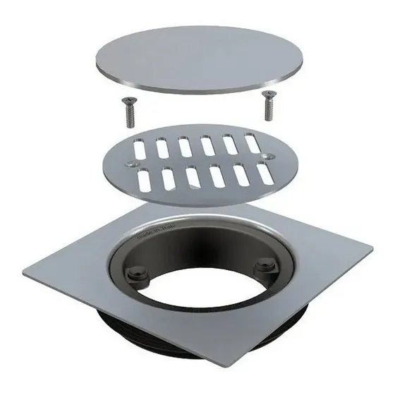 Rejilla Desagüe Centro Piso Baño Ducha Aceroinoxidable 10×10
