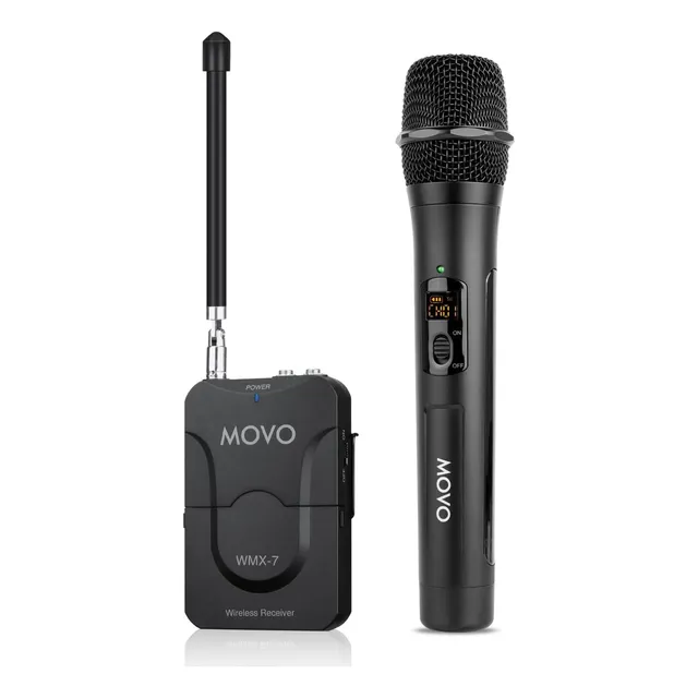 Movo Wmx-7-th+rx Sistema De Micrófono Inalámbrico Handheld-m