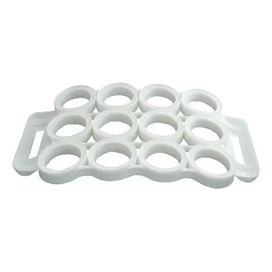 Sorrentinero Curvo X 12 Plastico Sorrentino Molde D+m Bazar Color Blanco