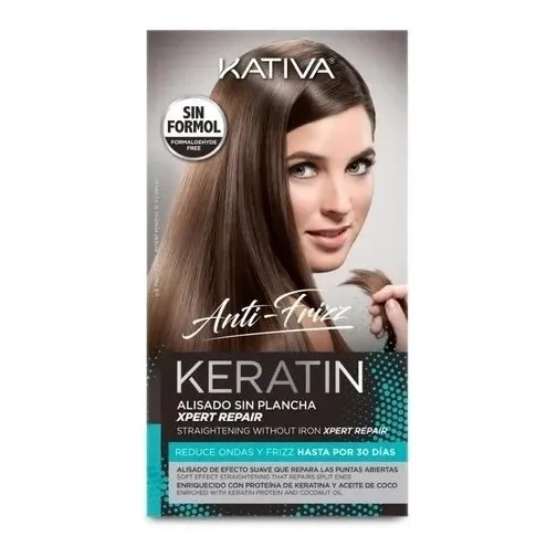 Kativa Alisado Sin Plancha Keratin Anti Frizz Xpert Repair