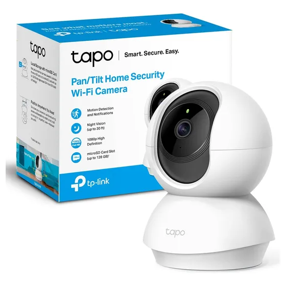 Camara Seguridad Tp-link Tapo C200 Wifi 360 Fullhd Giratoria