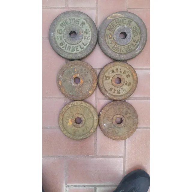 Disco De Pesa Usados Se Vende Los 6 Disco Juntos.
