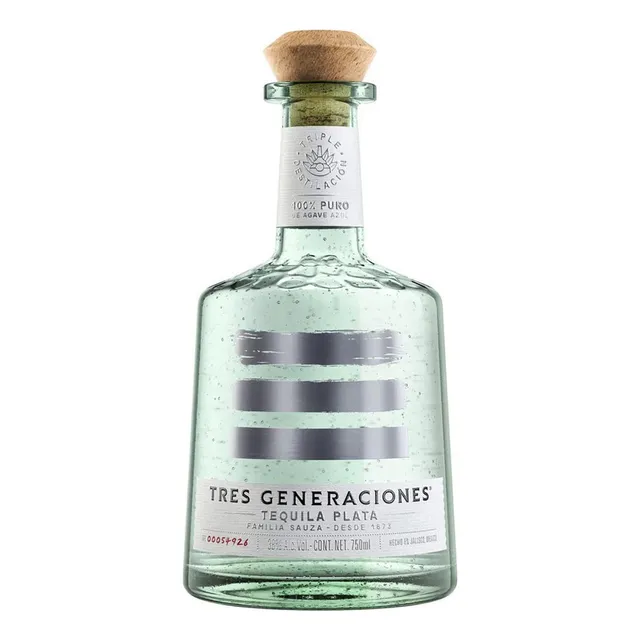 Pack De 2 Tequila Sauza 3 Generaciones Plata 750 Ml