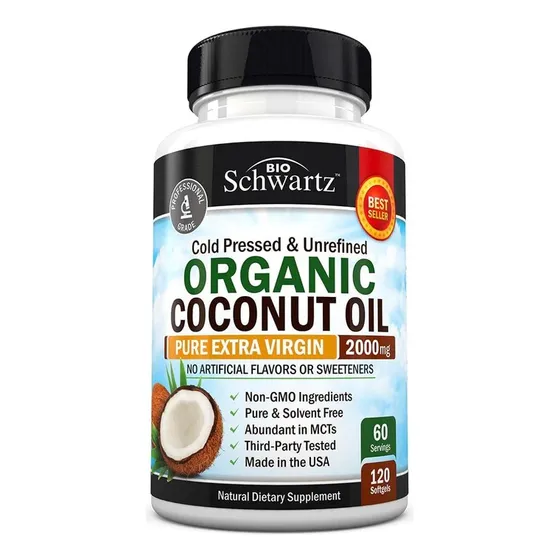Bioschwartz Aceite De Coco Extra Virgen 2000mg, 120sfgel Sfn