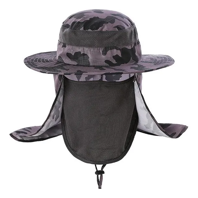 * Sombrero For El Sol Con Proteccion For Cuello Y Cara