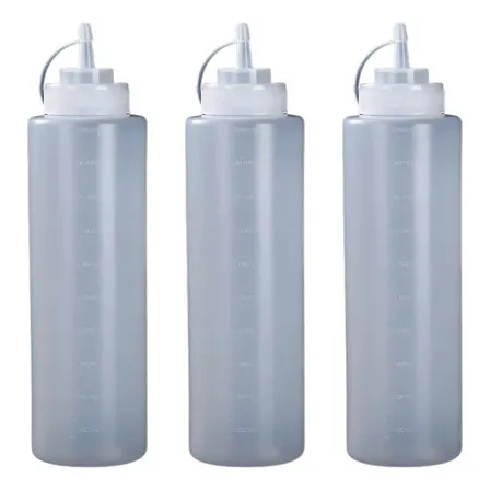 Dispensador De Salsas 3 Unidades Color Blanco