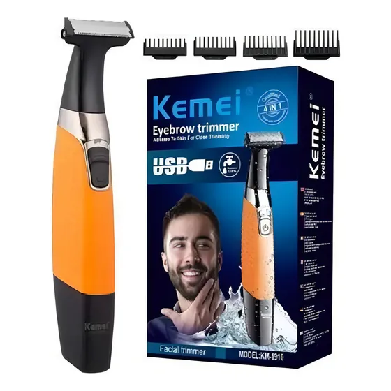 Kemei Barbeador KM-1910 Laranja