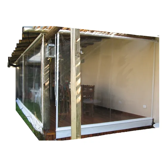 Cerramiento Cristal Transparente Lona Pvc Galeria Quincho