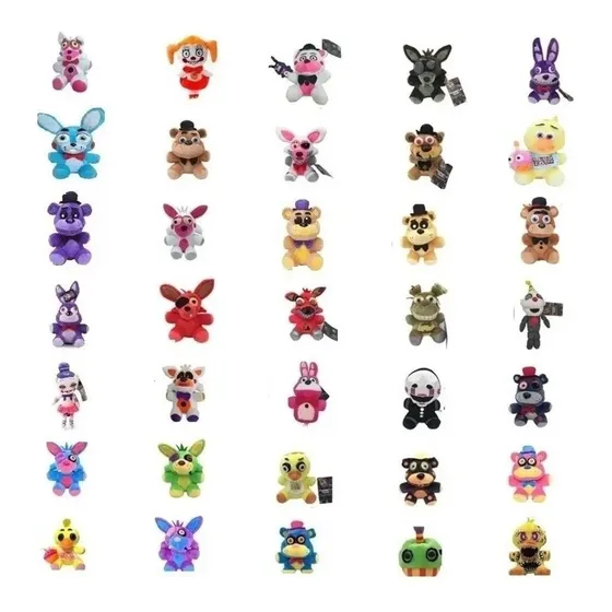 Pelucia Fnaf´s Diversos Modelos 14cm