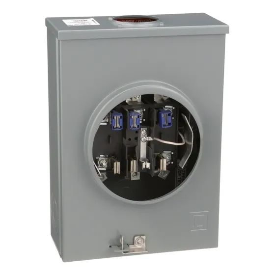 Base De Medicion 3 Fases 7 Mordazas 100a Square D Ms1007j