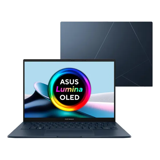 Notebook Asus Zenbook 14 Oled Ux3405ma Intel Core Ultra 9 185h Ai 32gb Ram 1tb Ssd Windows 11 Home Tela 14 Blue - Pp809w