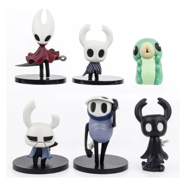 6 Figuras Hollow Knight Caballero Hueco Hornet Zote Quirrel